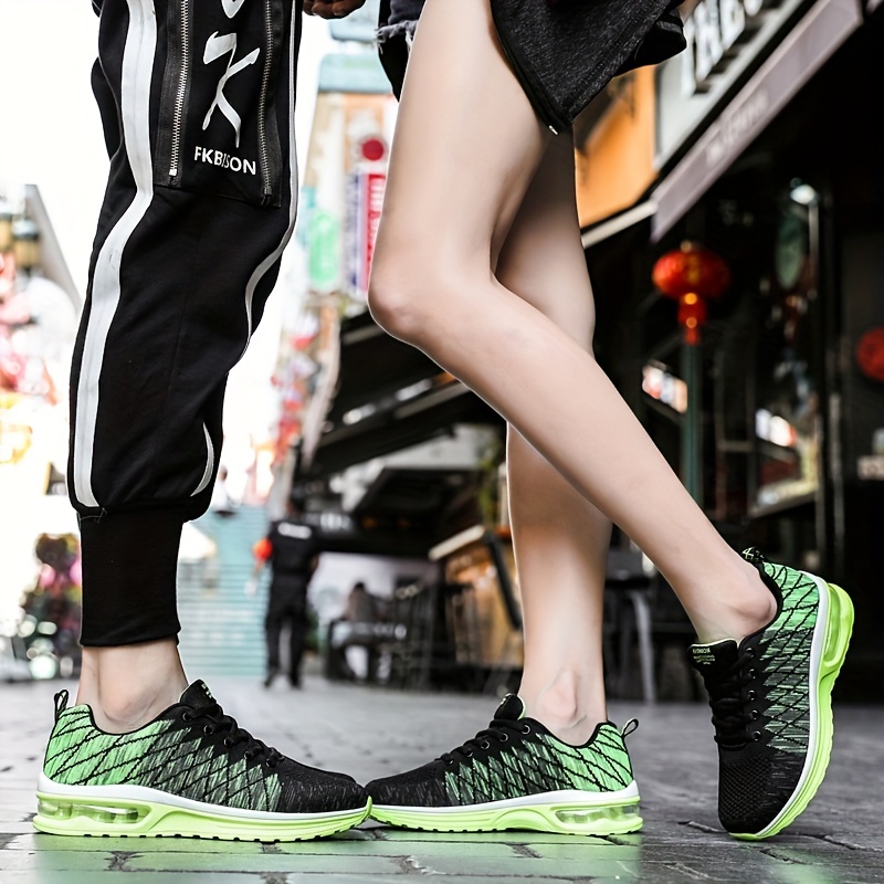 Men's Air Cushioned Breathable Sneakers - Spring/Summer