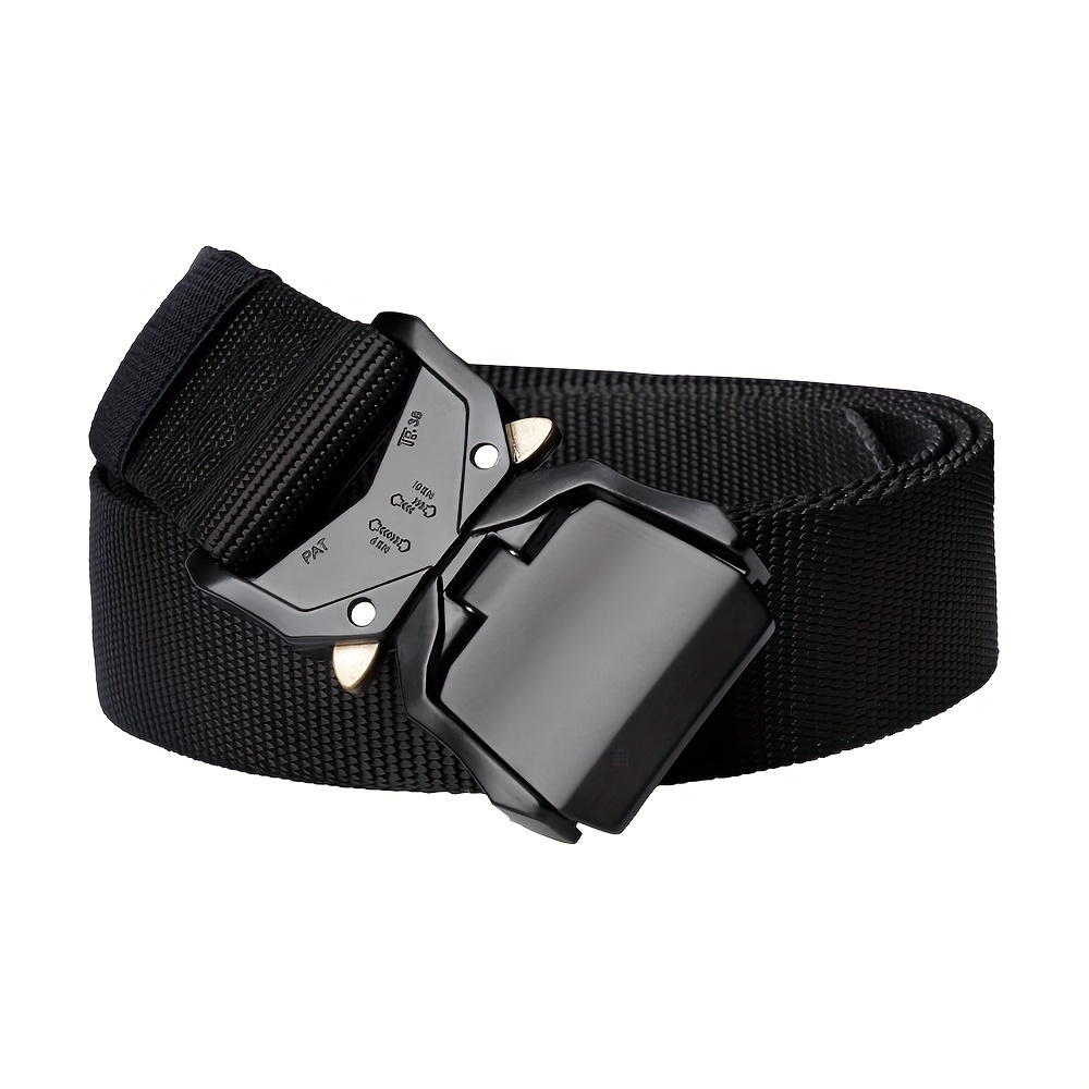 Double Quick Release Aluminum Buckle Belt for Tactical Use