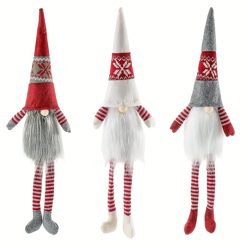 Xmas Decoration Faceless Old Man Plush Doll 22.4inch Gift Dwarf Gnome Home