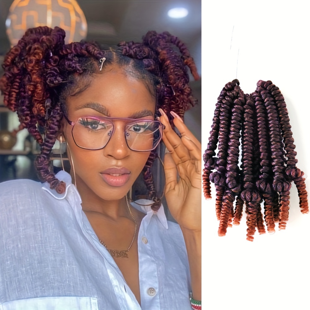 2 Packs Passion Twist Crochet Hair Bob Passion Twist Hair For Butterfly  Locs Short Water Wave Crochet Hair For Black Women 10 Inch Spring Twist Hair  Synthetic Curly Crochet Passion Twist Braiding