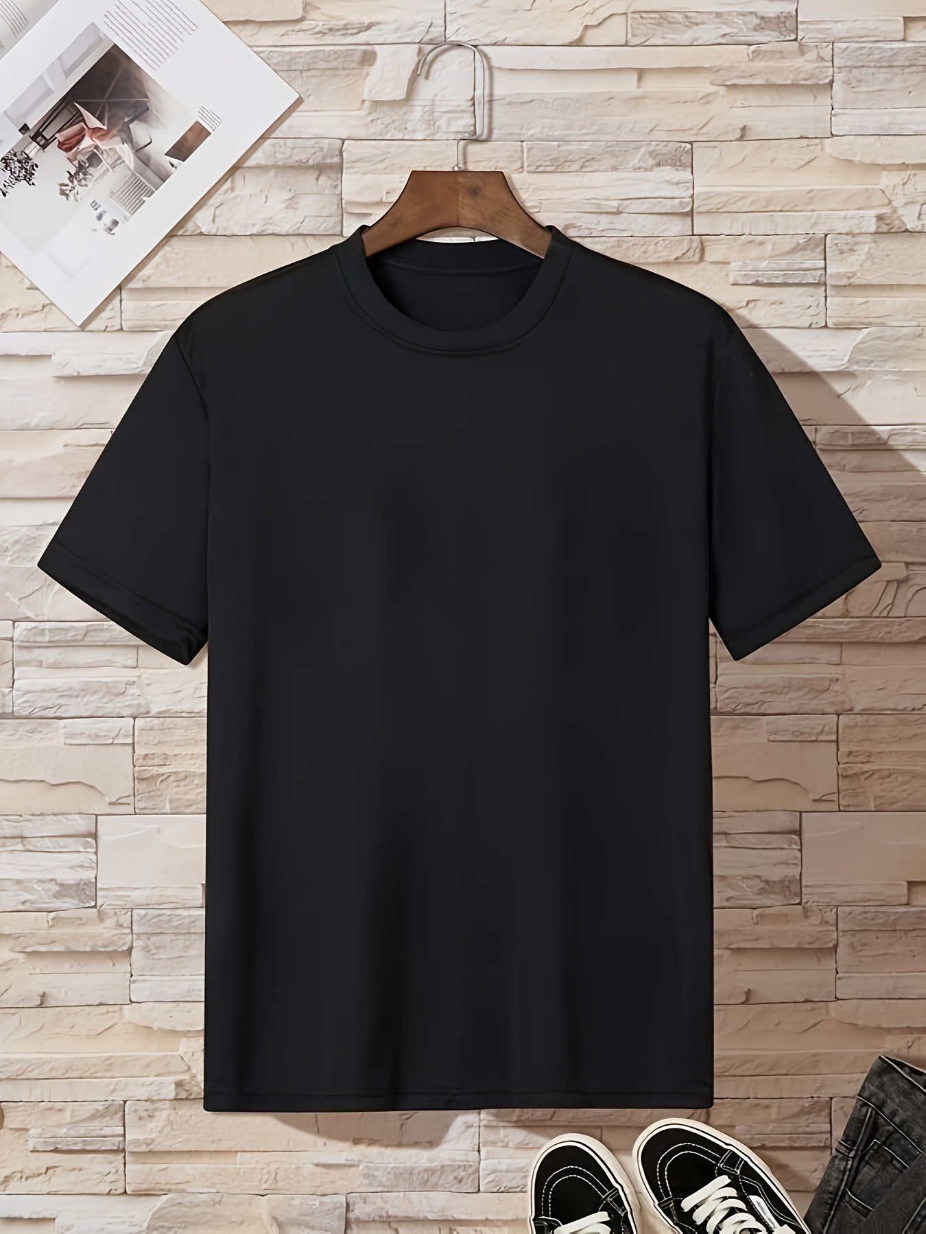  Camiseta negra de manga larga para mujer de verano casual de  malla, color sólido, cuello halter, cuello redondo, blusa suelta (verde, M)  : Ropa, Zapatos y Joyería