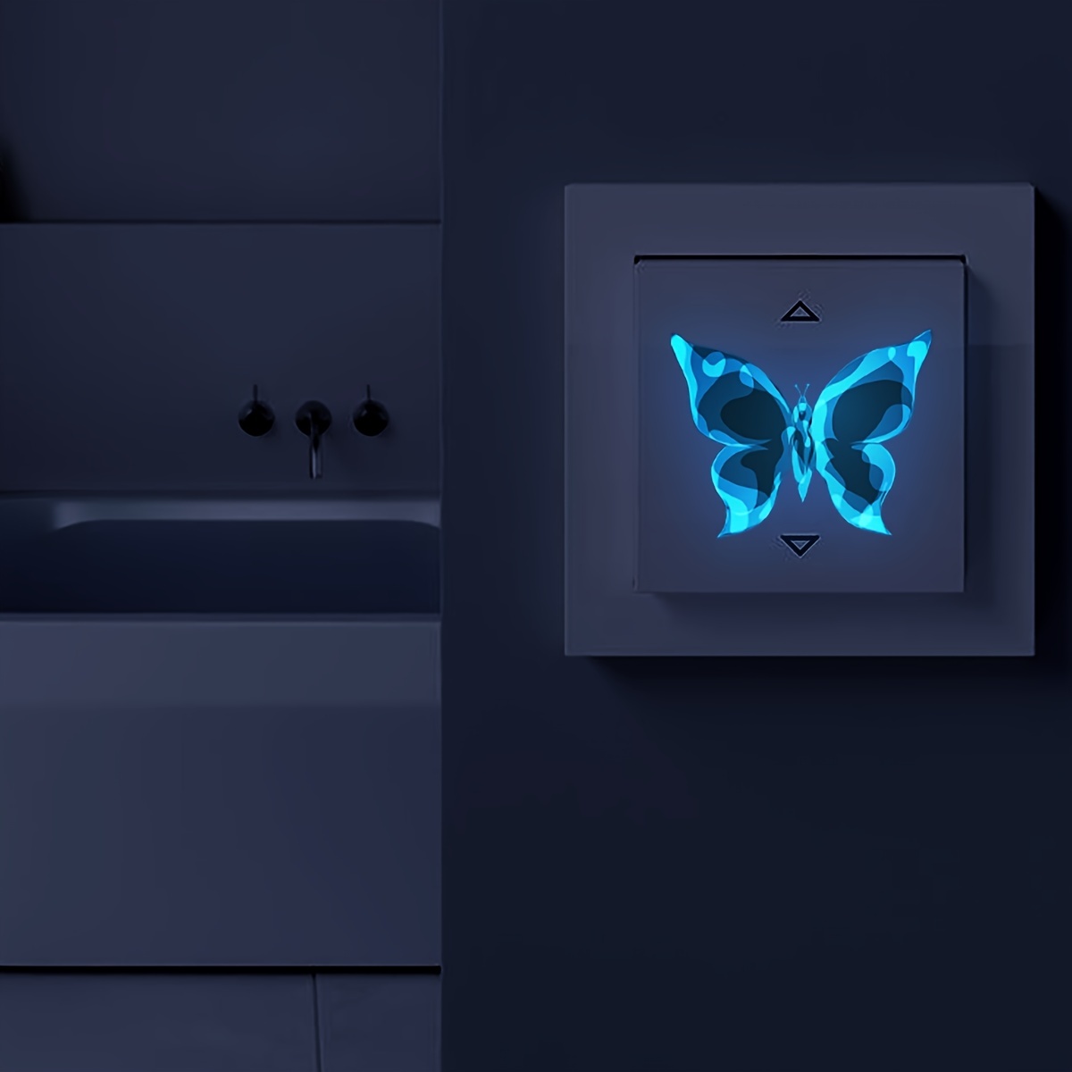 Glow in The Dark 3D Butterfly Decals Removable Wall Stickers Decor