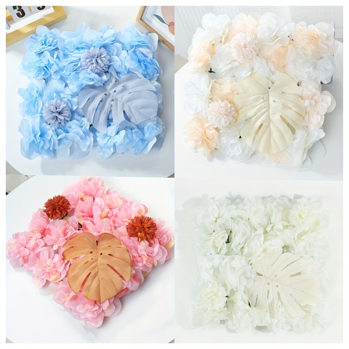 1pc, Pannello Murale Fiori Artificiali, Simulazione Fiori Ortensia Pannello  Murale Fiori Plastica Decorazione Fiori Matrimonio Archivio Immagini Fiori,  Pannelli Fiori Seta Decorativi Sfondo Fotografico Matrimonio Interni  Esterni - Casa E Cucina 