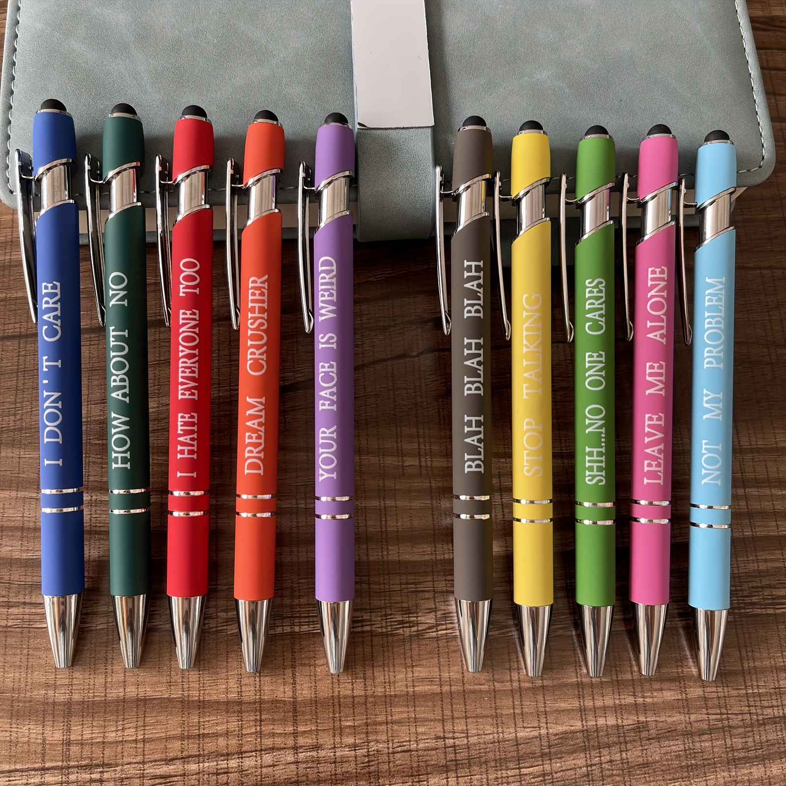 Funny Color Condenser Touch Ballpoint Pen Set Office - Temu