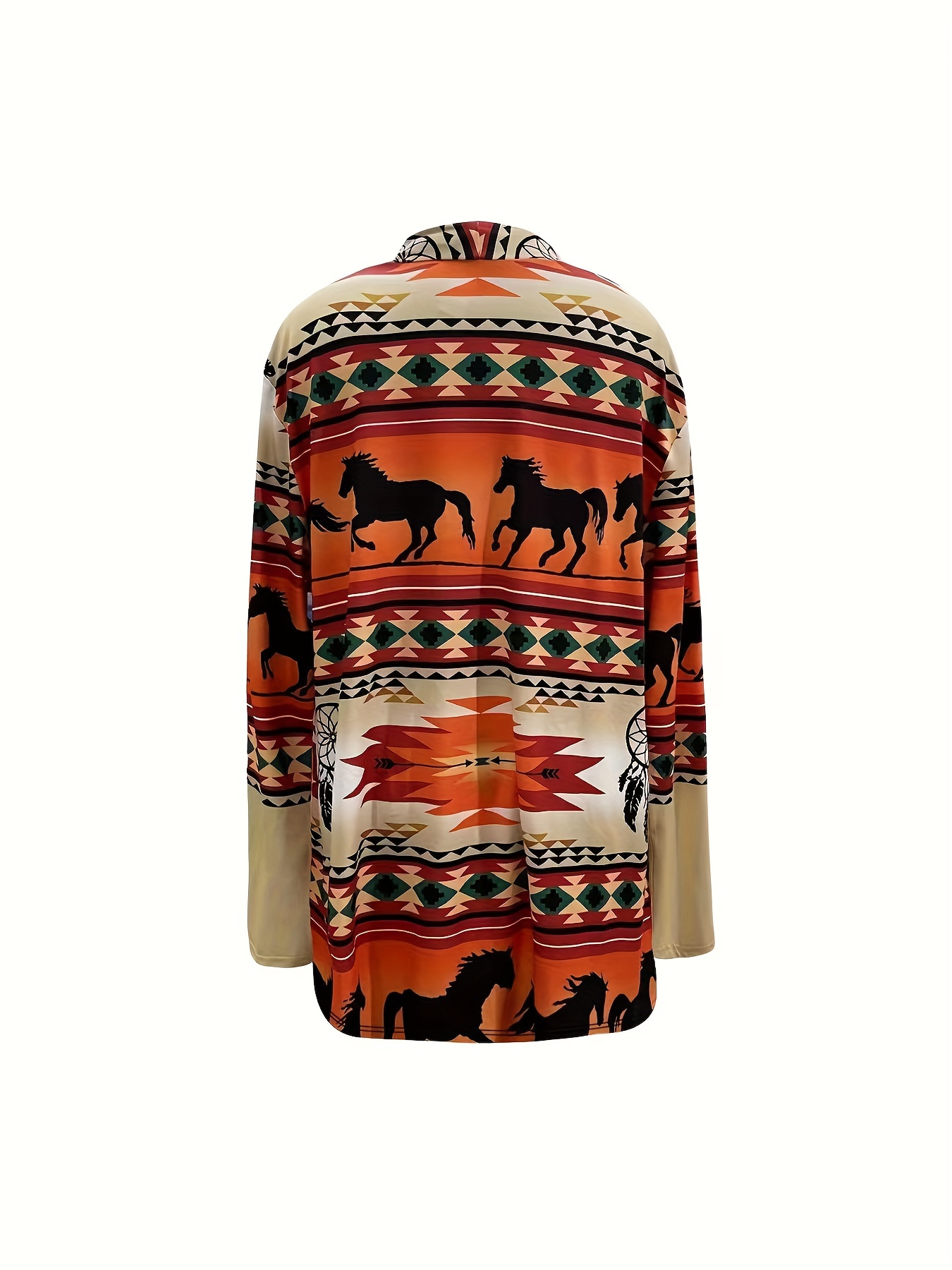 Rust Aztec Sweater