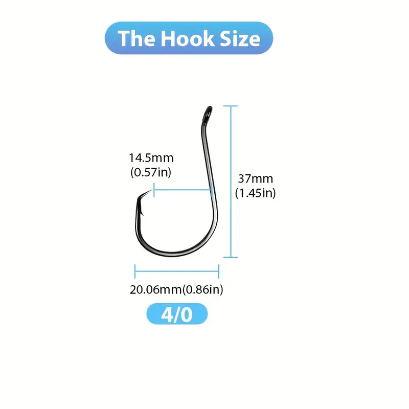 6/24pcs Circle Hook Rigs, Octopus Offset Fishing Hooks For Saltwater,  Leader Wire For Catfish Bass, Stainless Steel Wire Leader