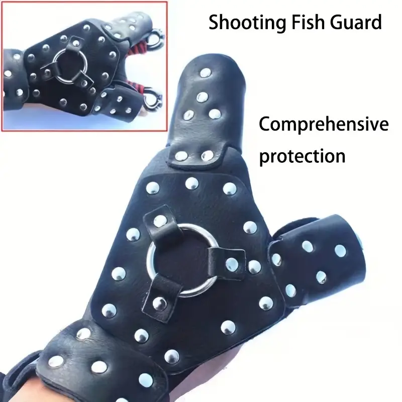 Fishing Hand Guard Protector 2 Fingers Shooting Glove Wrist - Temu