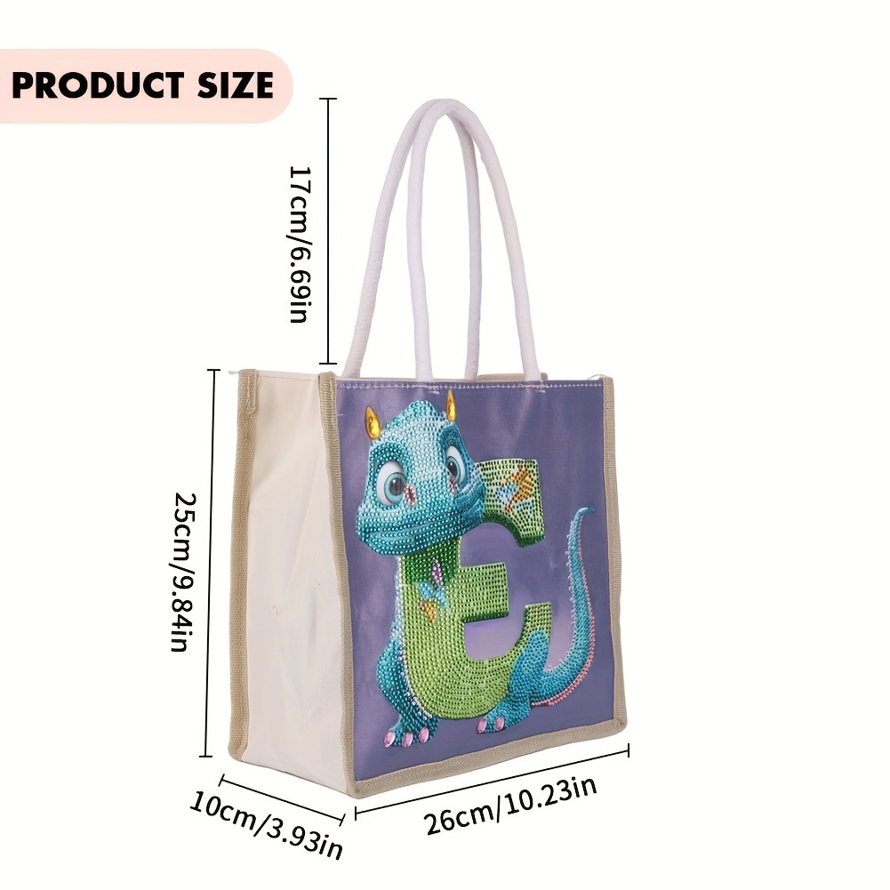 Diy Artificial Diamond Painting Shopping Bag Size Canva Fabric Bag For  Women Crystal Rhinestones Diamond Art Shopping Bag Special Shaped Diamond  Painting Canvas Bags For Adults - Temu