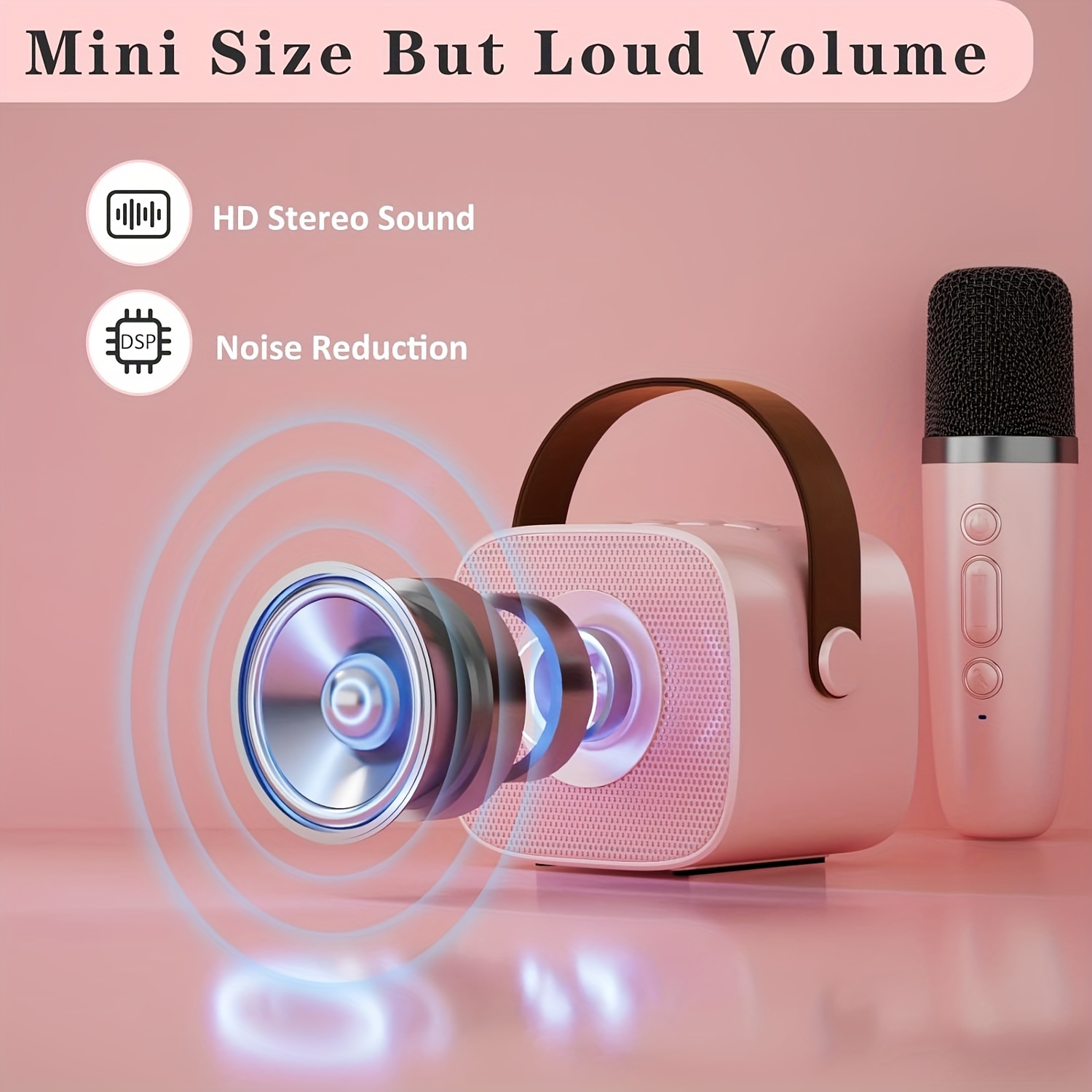 Loud Bluetooth FM radio speaker with over the head microphone
