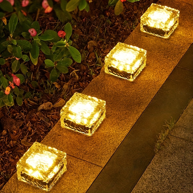3-pack Solar Rock Lights ,decorative Stone Pathway Lights Ip65