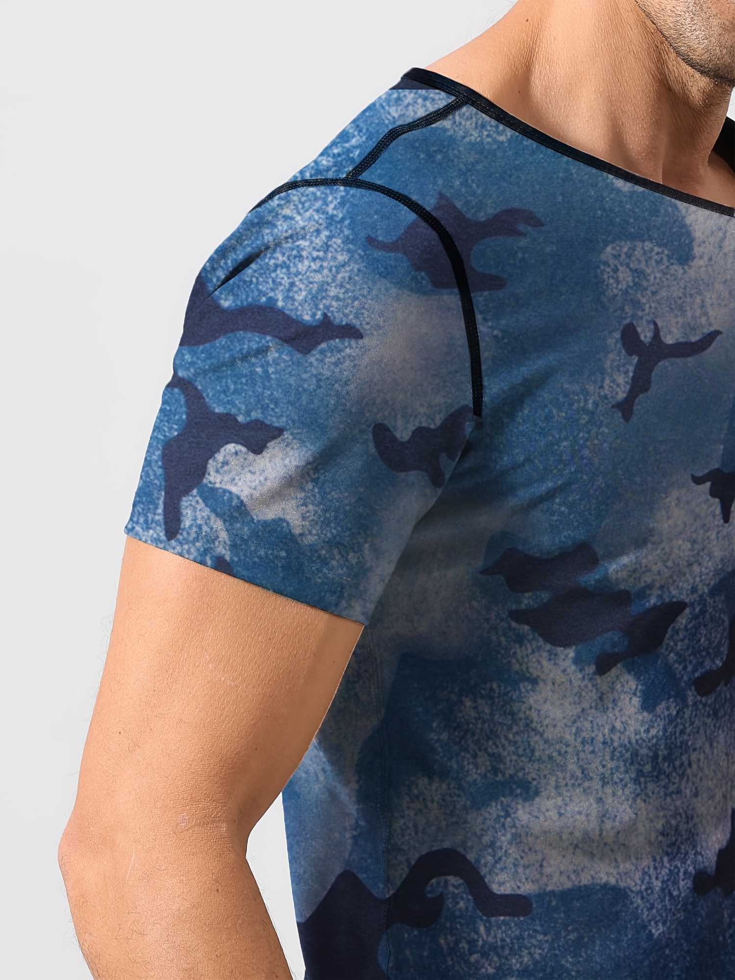 Camouflage - FIXGEAR Short Sleeve Second Skin Technical Compression Shirt.