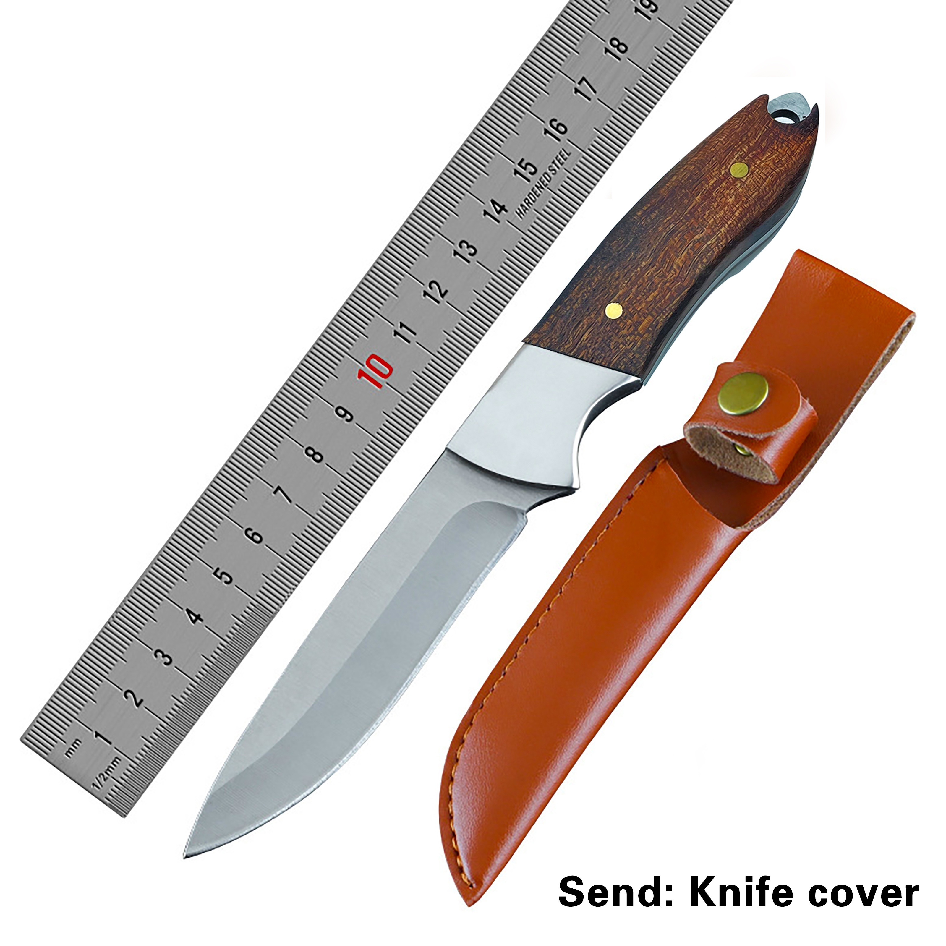  TAC KNIVES 7'' Full Tang Fixed Blade Outdoor Camping