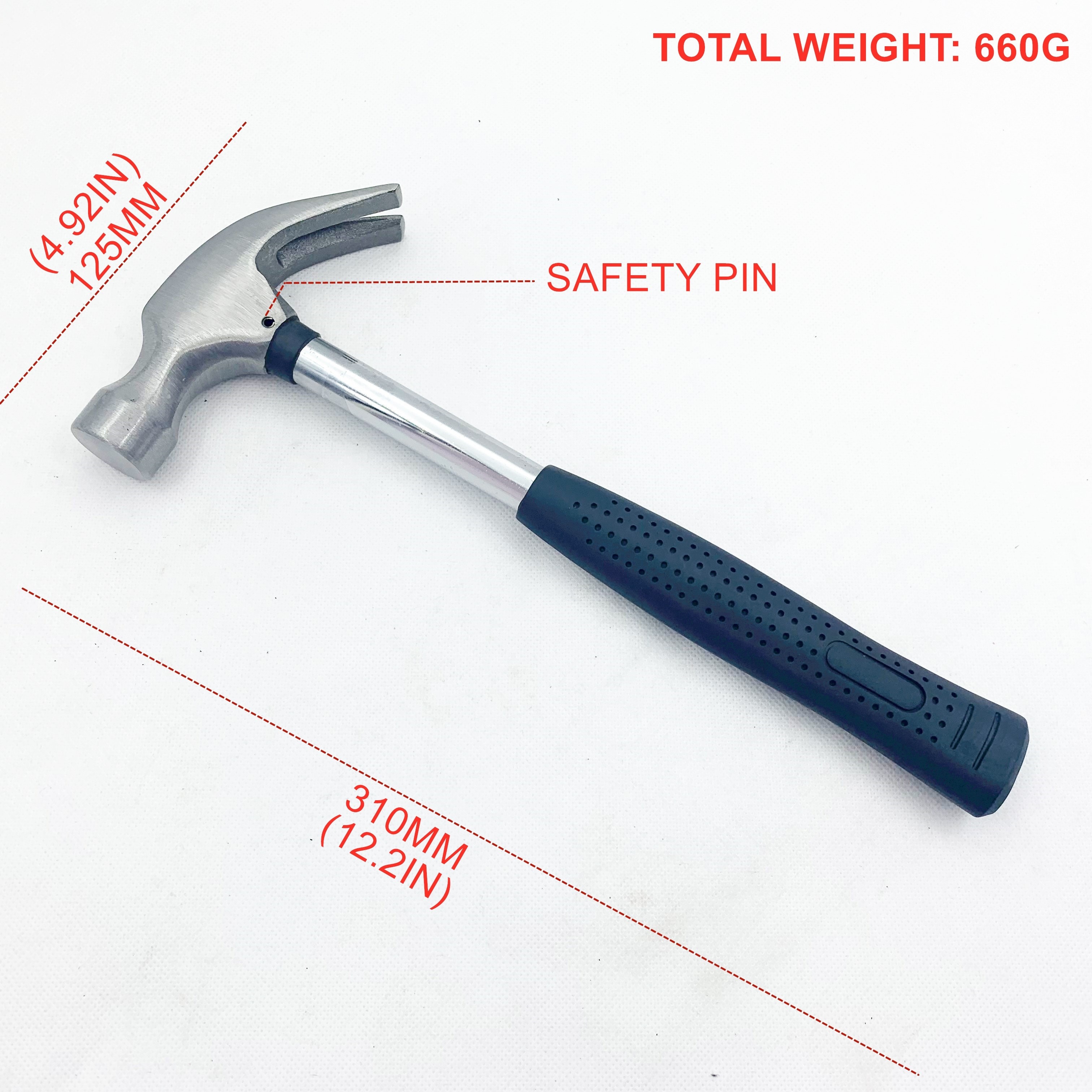 Industrial Grade Size Claw Hammer Safety Pins Thicker - Temu