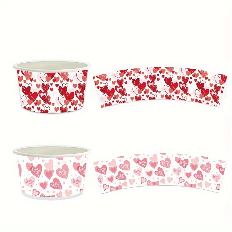 Christmas Treats Snack Cups Disposable Paper Bowls Ice Cream - Temu