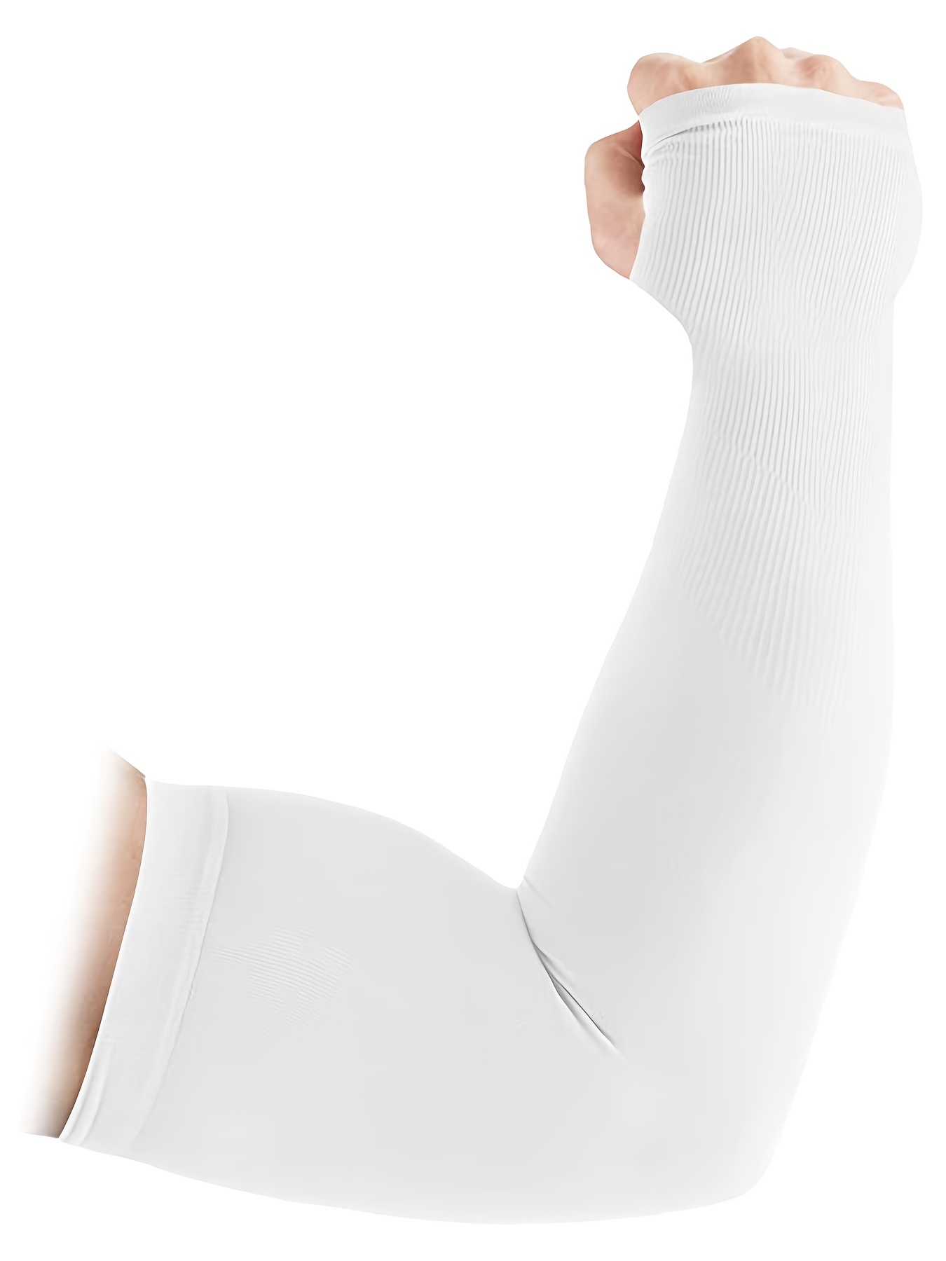 White Full Tattoo Cover Arm Sleeve - Full Cover Up Sleeve