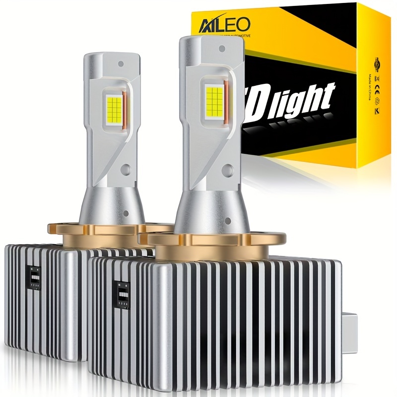D1S D1R LED Headlight Bulbs 180W 6000K White Replace HID Conversion Lamp  Pair