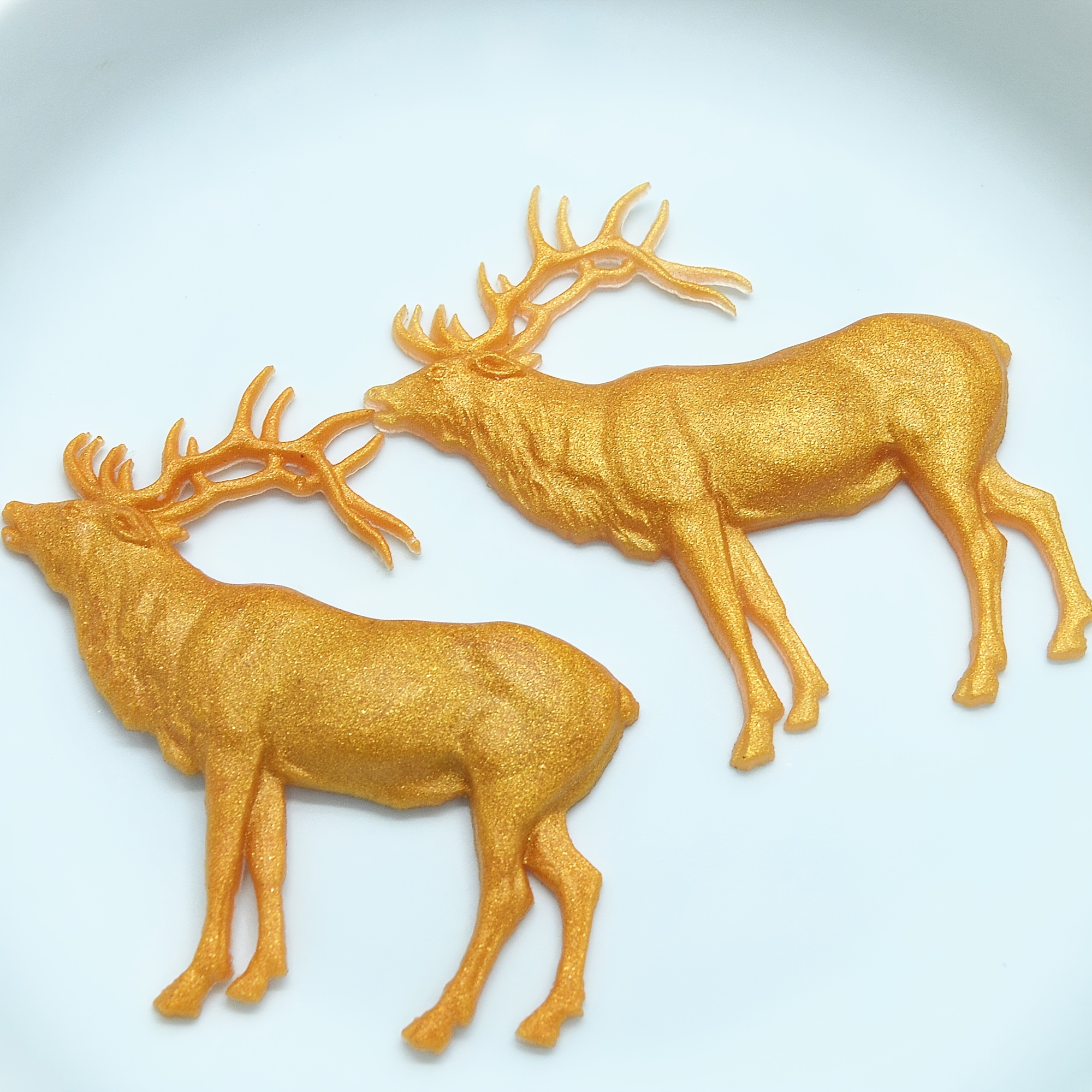 RFGHAC Christmas Deer Silicone Mold 3D Stag Head Fondant Molds Elk Mold For Christmas  Cake Decoration Cupcake Topper Candy Chocolate Polymer Clay Gum Paste Set  Of 3 - Yahoo Shopping