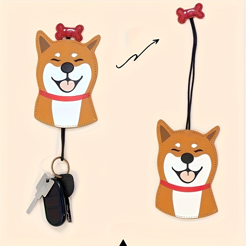 Cartoon Shiba Inu Dog Charm Keychain Cute Keyring Bag, Suitcase Accessory  Phone Pendant Car Ornament - Temu