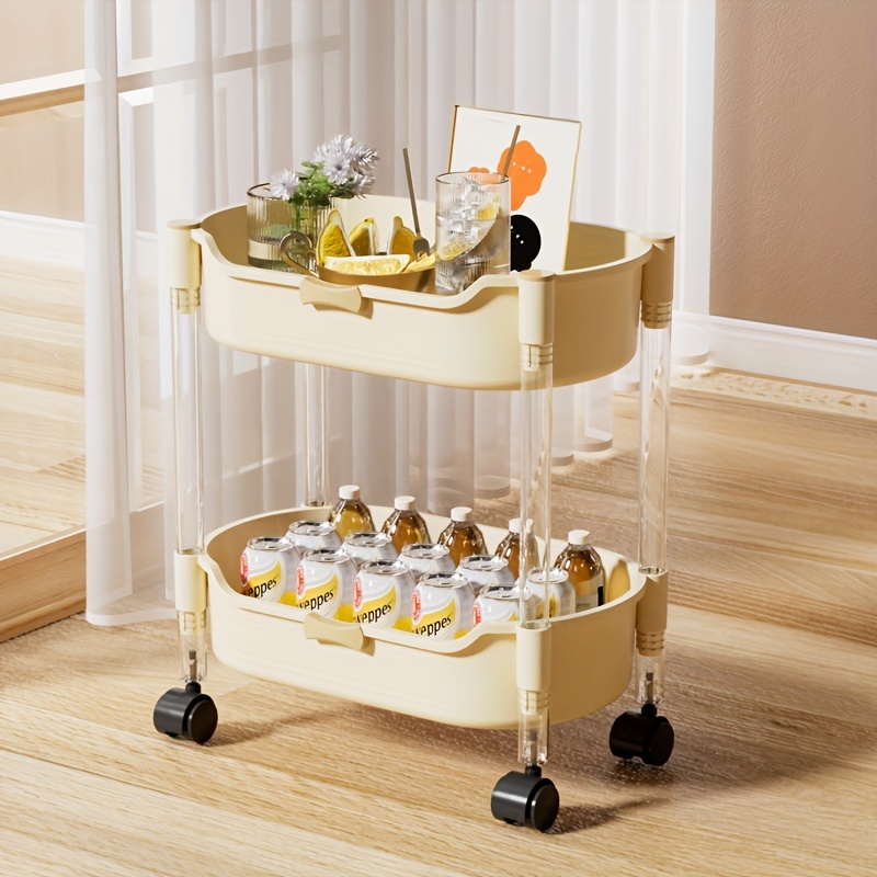 Pipishell Carrito de almacenamiento delgado con ruedas, organizador de  carrito de baño pequeño, carrito rodante para baño, lavandería, cocina,  espacio