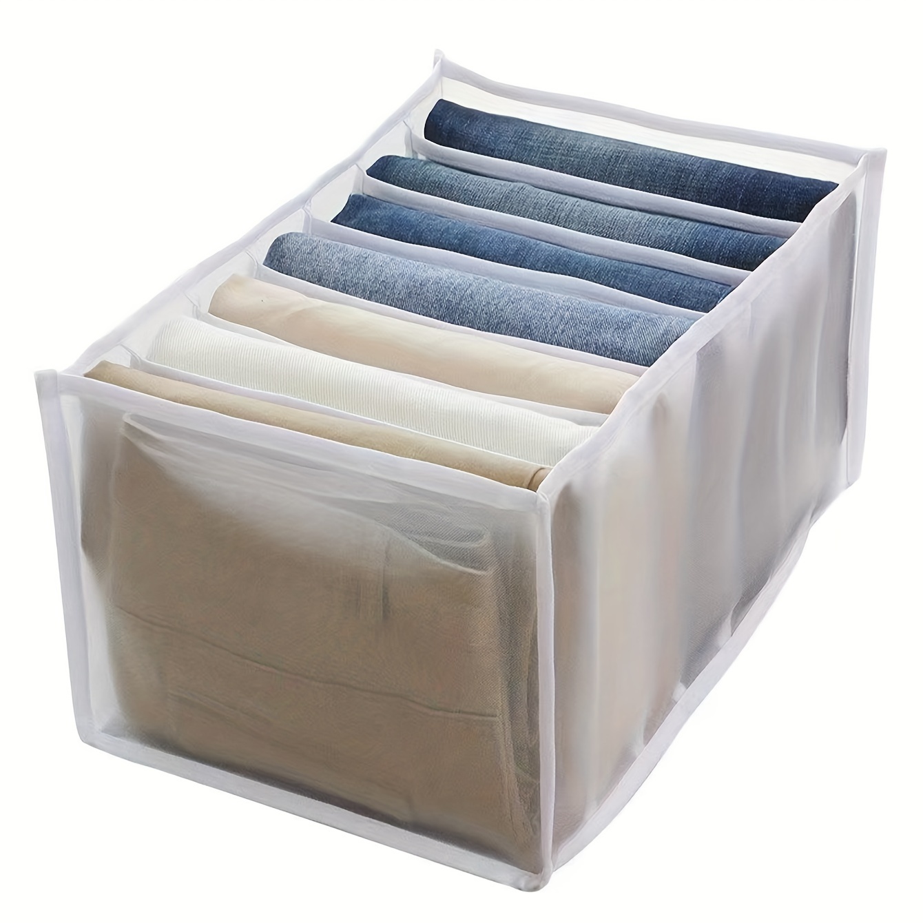 Organizador Ropa Malla Plegable 1/3 Piezas Contenedor - Temu