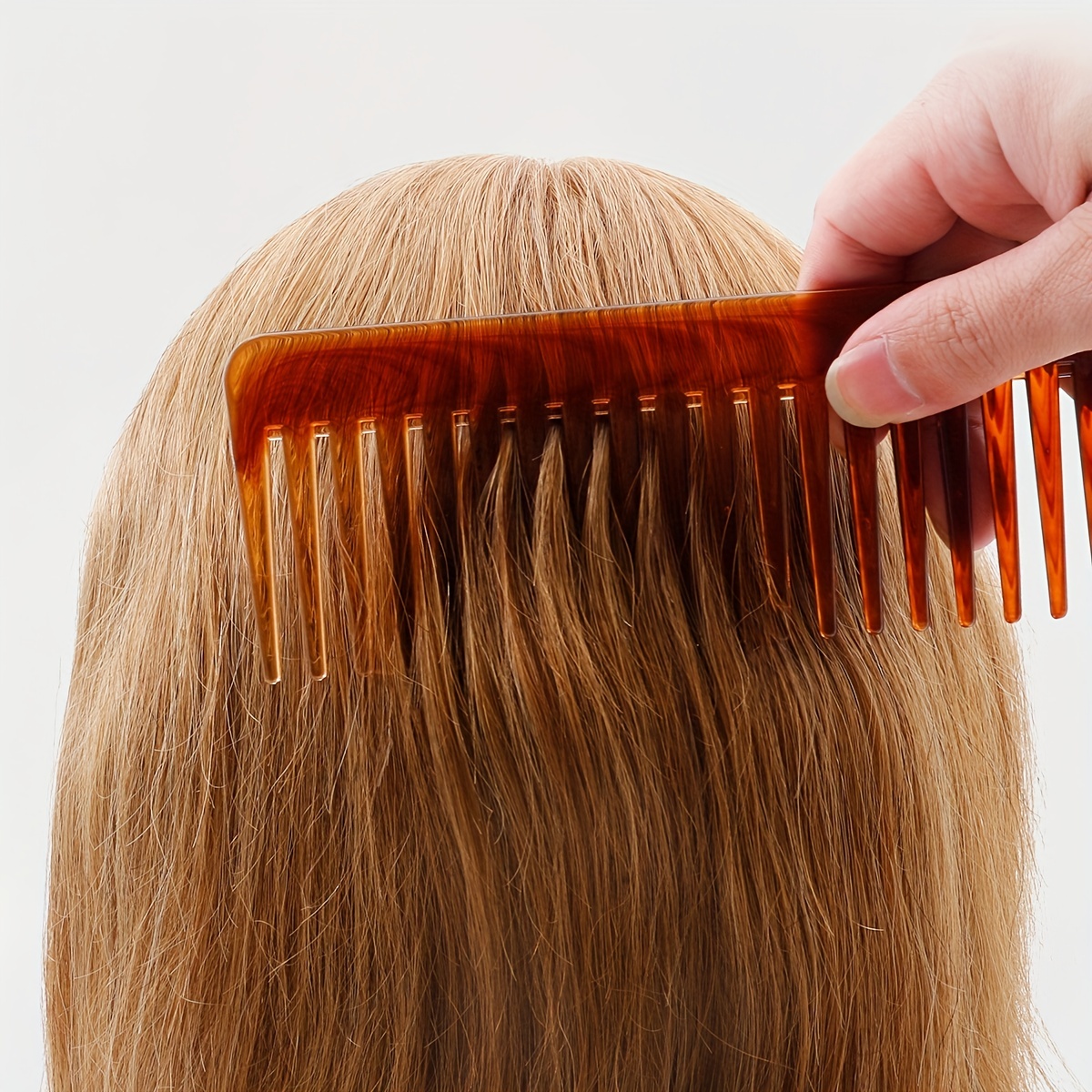 1 Pièces Large Dent Peigne À Cheveux Brosse De Coiffure - Temu Canada