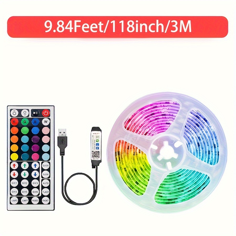 Led Strip Lights Tv Led Backlight Usb Rgb Color Strip Sync - Temu ...