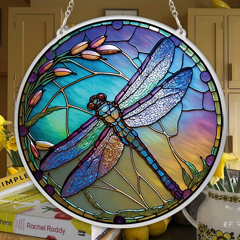 Metal Dragonfly Wall Decor Colorful Metal Dragonfly Ornament - Temu