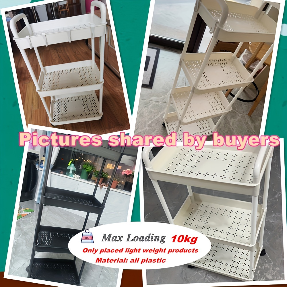 Multi layer Storage Rack Cart Movable Small Cart Shower - Temu