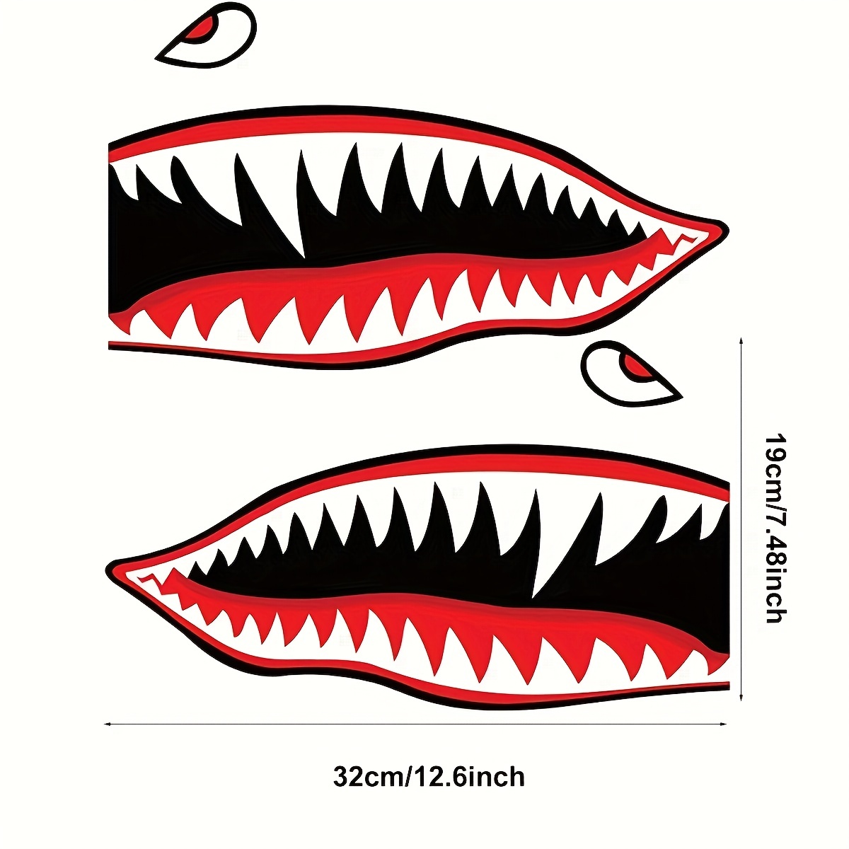 shark boat decals