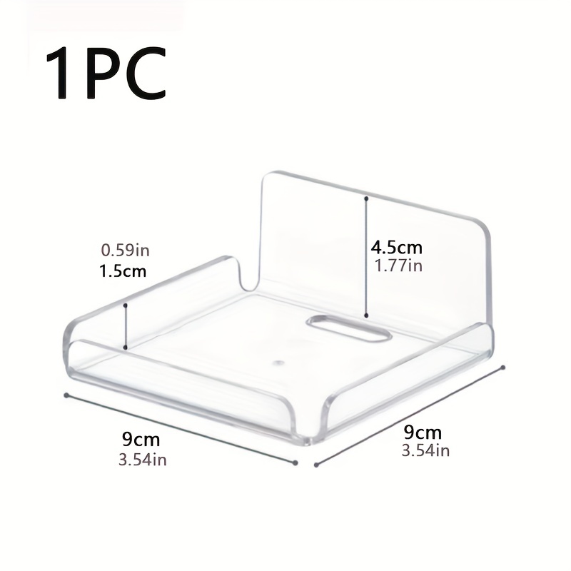 Wall Shelf Storage Rack, Home Camera Router Placement Rack, Punch-free Monitor Bracket, Wall-mounted Bracket, Bathroom Toothbrush And Cup Storage Rack, Shelf, Utility Racks