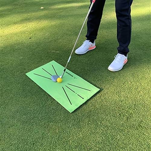 1pc Golf Training Pad, Golf Practice Equipment, Indoor Swing Detection Simulate Strike Mat Traces, Analysis & Correct Your Swing Path