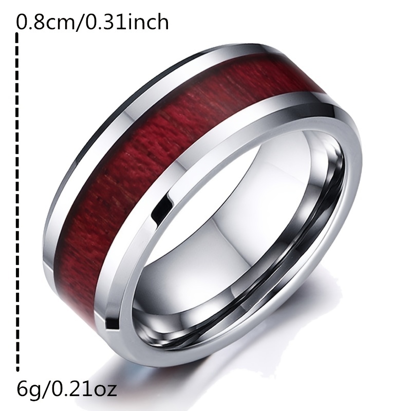Romantic Couple Ring Engagement Jewelry Wedding Heart Ring Stainless Steel