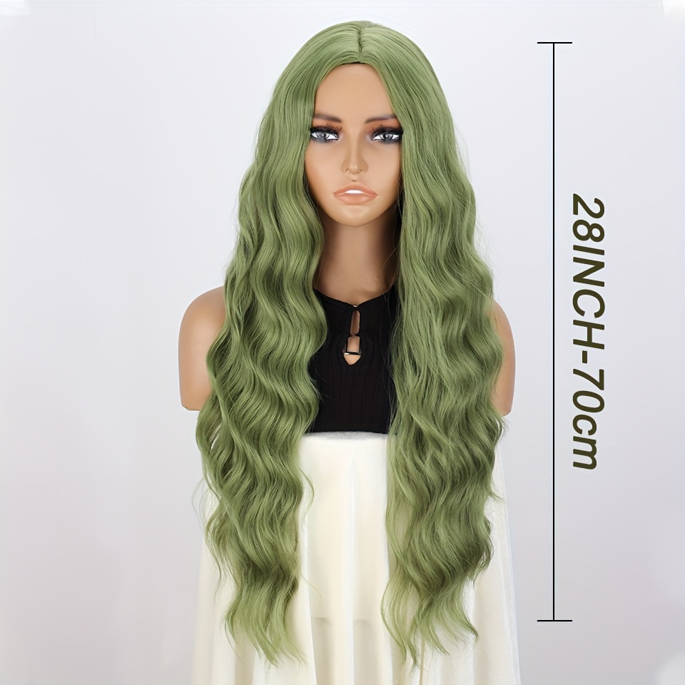 Curly hotsell green wigs