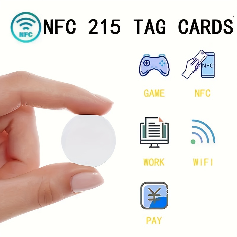 10-100Pcs NTAG213 NFC tags NFC Stickers Adhesive Smart Label for TagMo  Amiibo