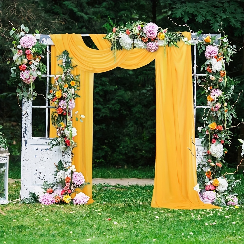Wedding Arch Draping Fabric Wedding Arch Drapes Decorations - Temu