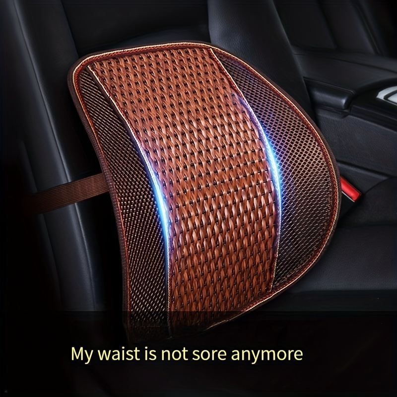 Car Driver's Seat Car Lumbar Support Waist Back Cushion Car Seat Lumbar  Support Can Be Fixed Driving Waist Support Artifact