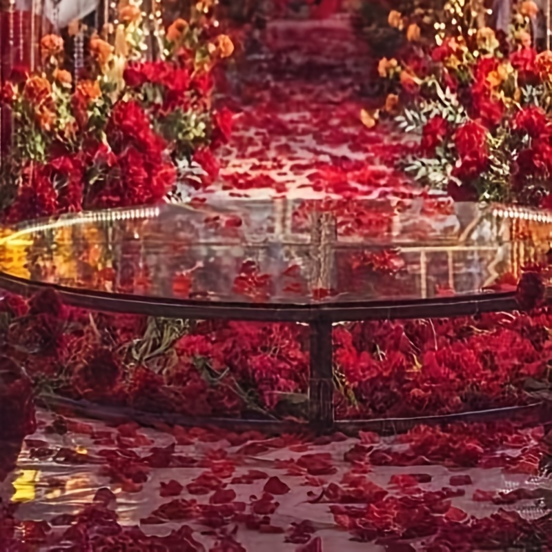 1000pcs Artificial Silk Rose Petals Decoration Wedding Party
