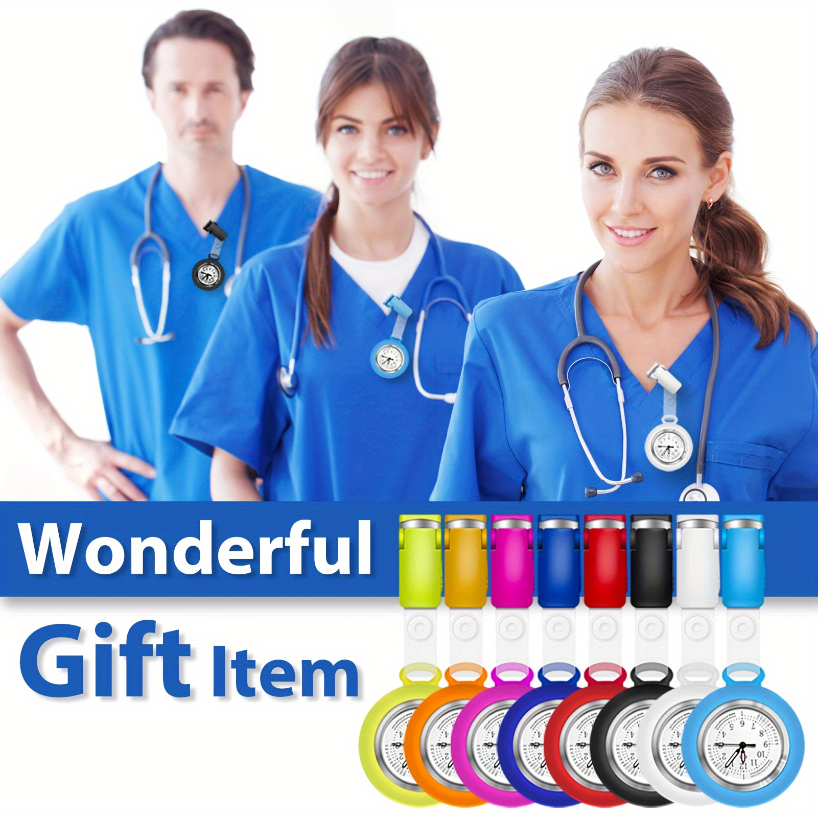 womens nursing watch watch with second hand clip medical brooch watch for nurse and doctor ideal choice for gifts 3