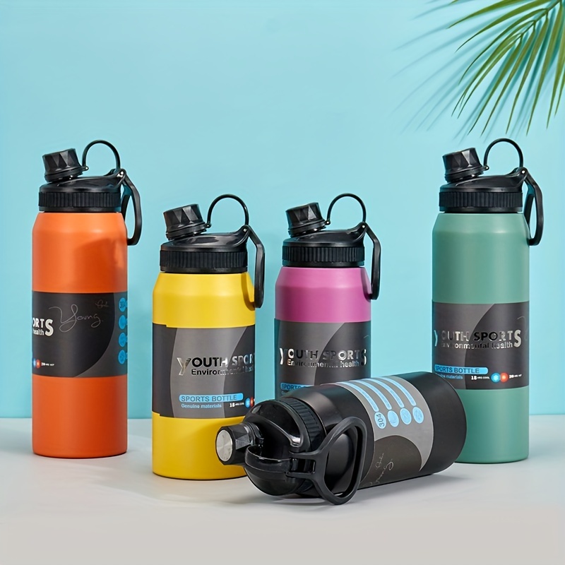 Mini Vacuum Flask With Cup Lid Stainless Steel Insulated - Temu