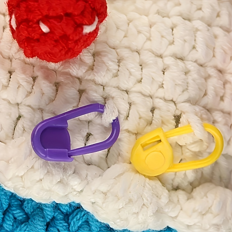  1000pcs Knitting Stitch Marker, Plastic Braided