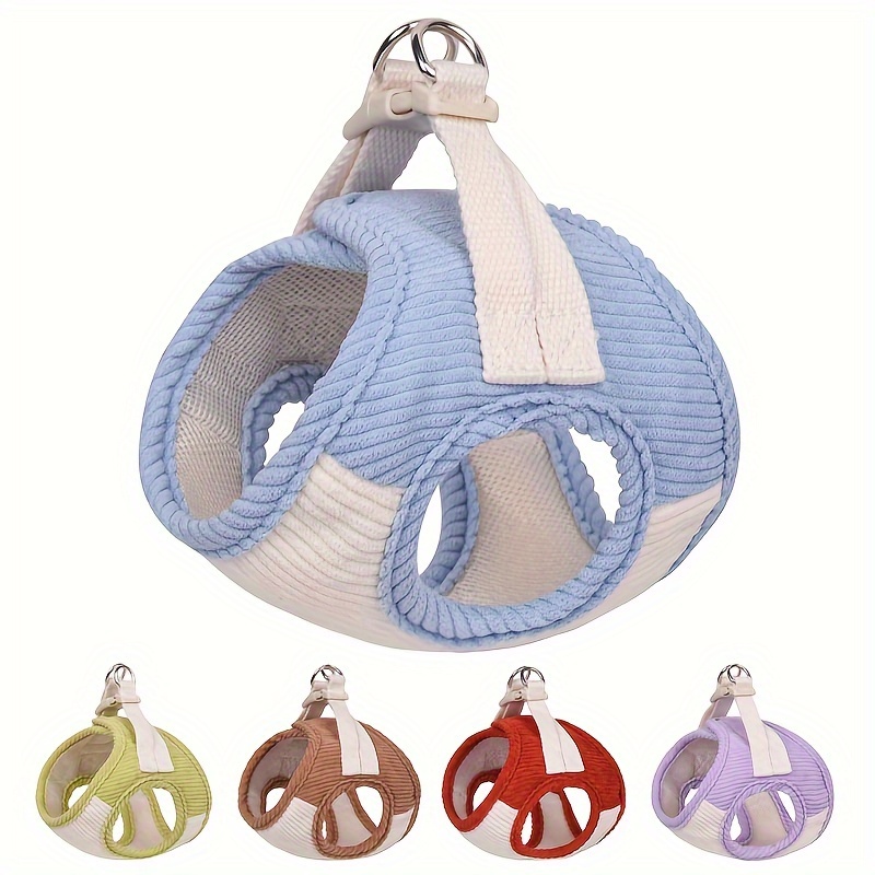 Plush dog harness best sale