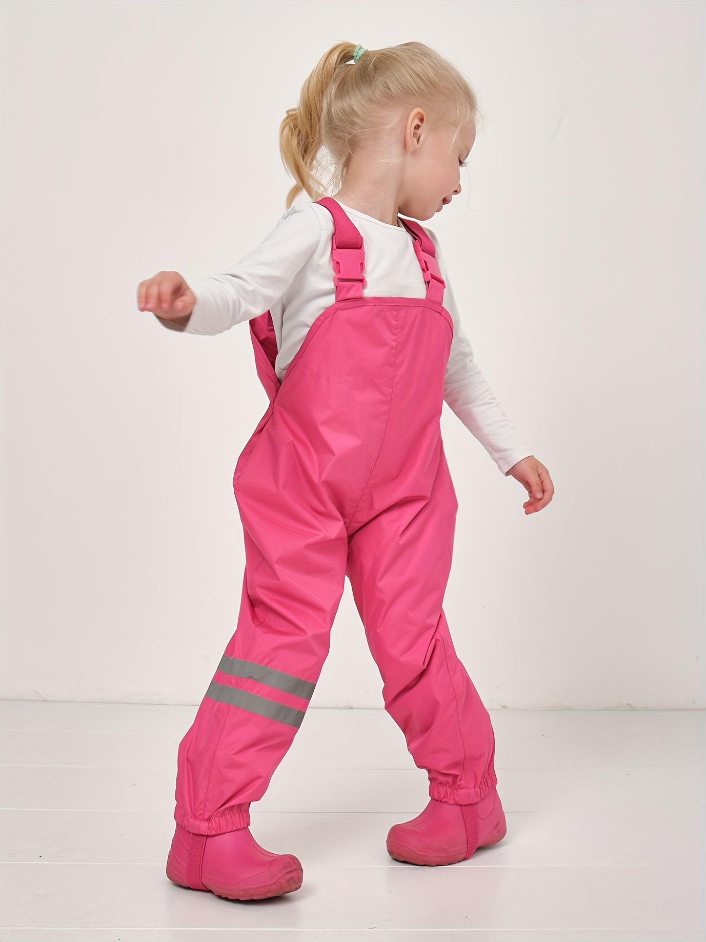 Playshoes - Rain Pants with Fleece lining for kids - Pink