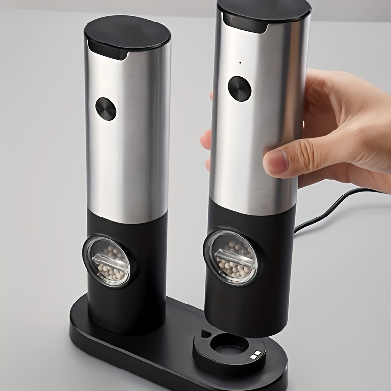 Kitchen Gift Set Rechargeable Electric Salt and Pepper Mill