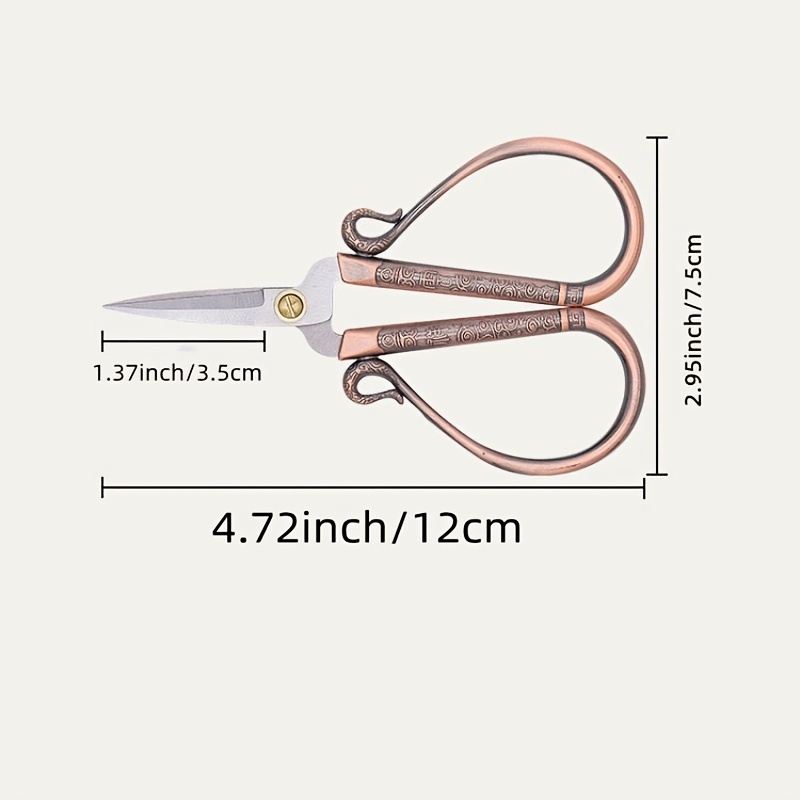 Random Color Vintage Tailor's Scissors Peach Scissors Cross Stitch Thread  Stainless Steel Scissor For Handicraft Household Sewing Outdoor Camping  Fishing Tools - Temu Philippines