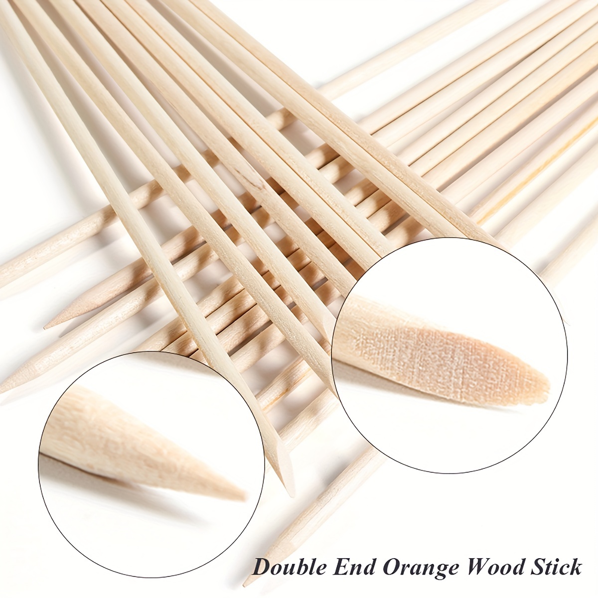 Orange wood Sticks Pack