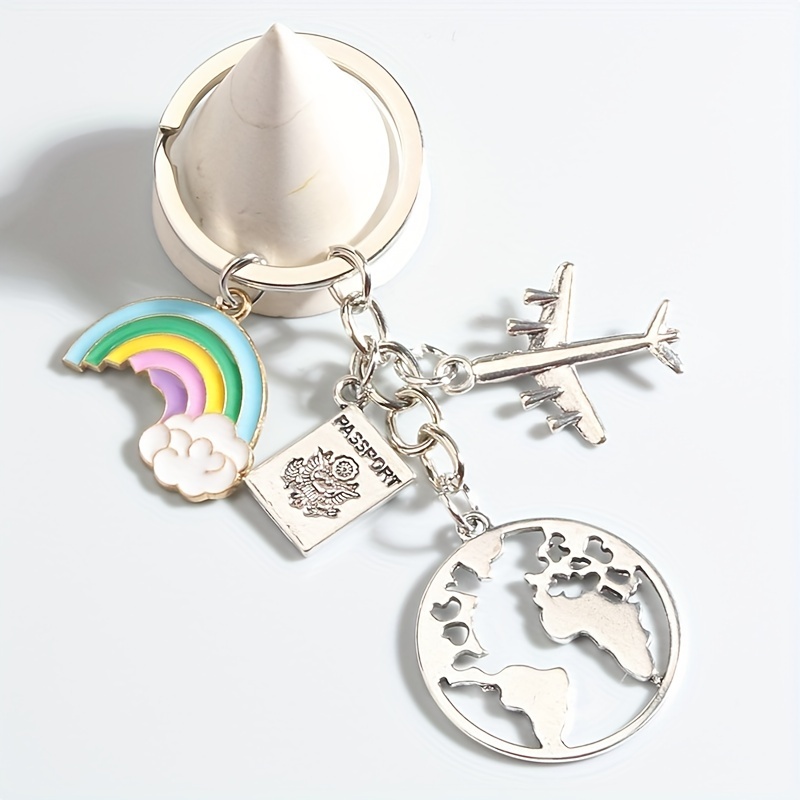 1pc Mini Bake Tools Keychain Cute Metal Key Ring Purse Handbag Car Charm  Phone Pendant, Gift For Children's Day