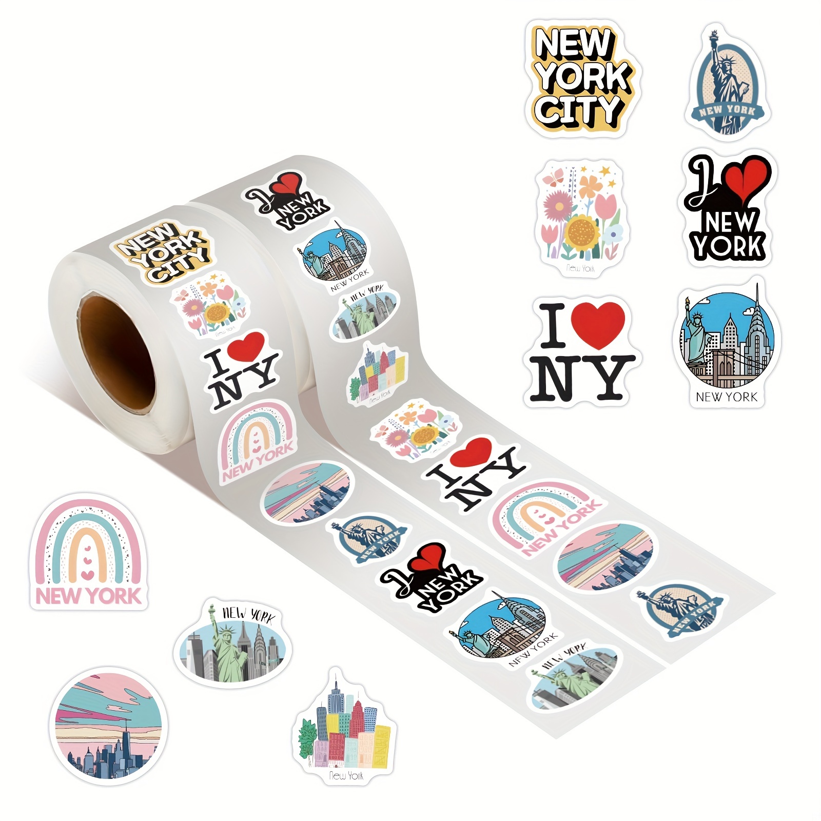 New York Stickers Vinyl Waterproof Stickers For Water Bottle - Temu