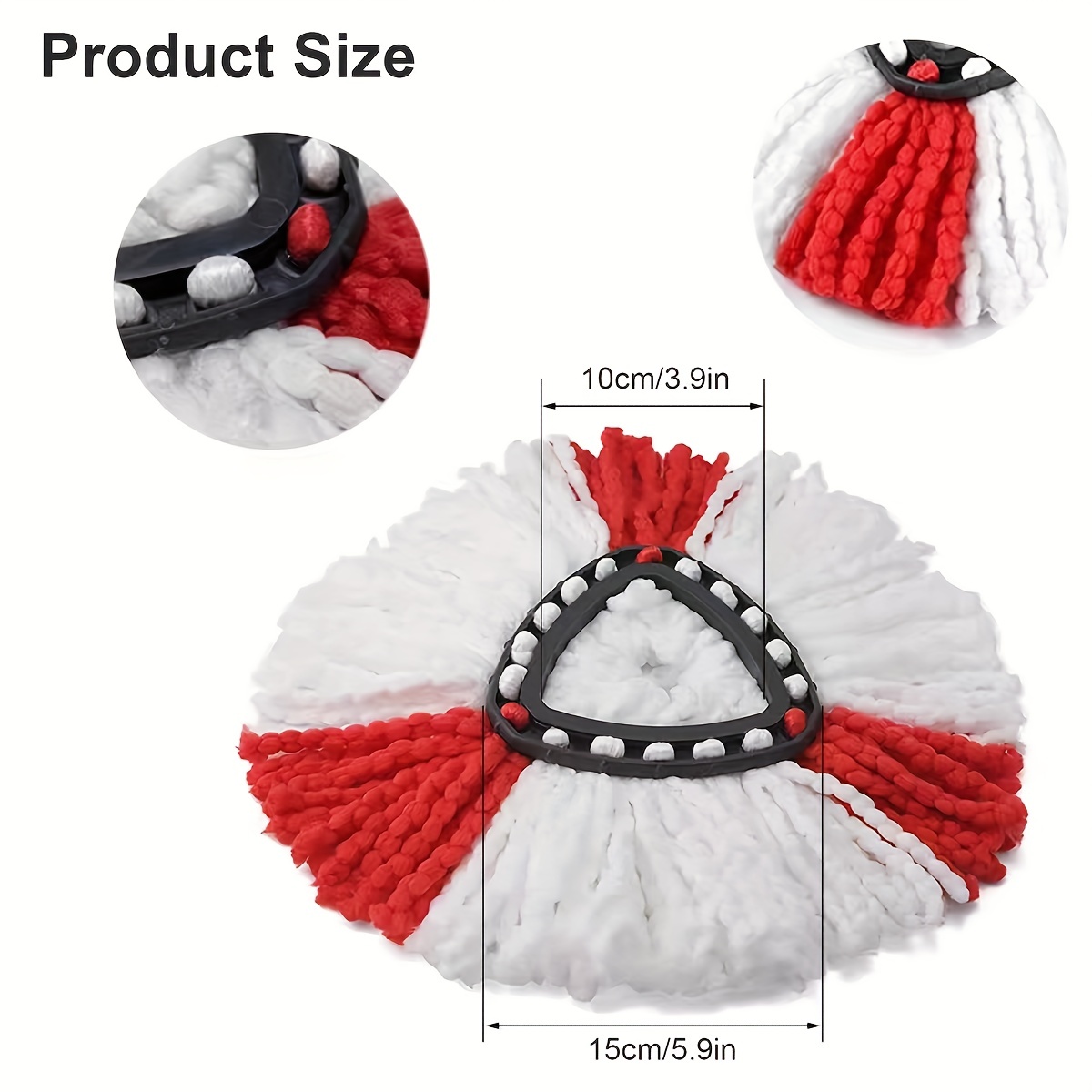 Ruby Red Spin Mop Replacement Head