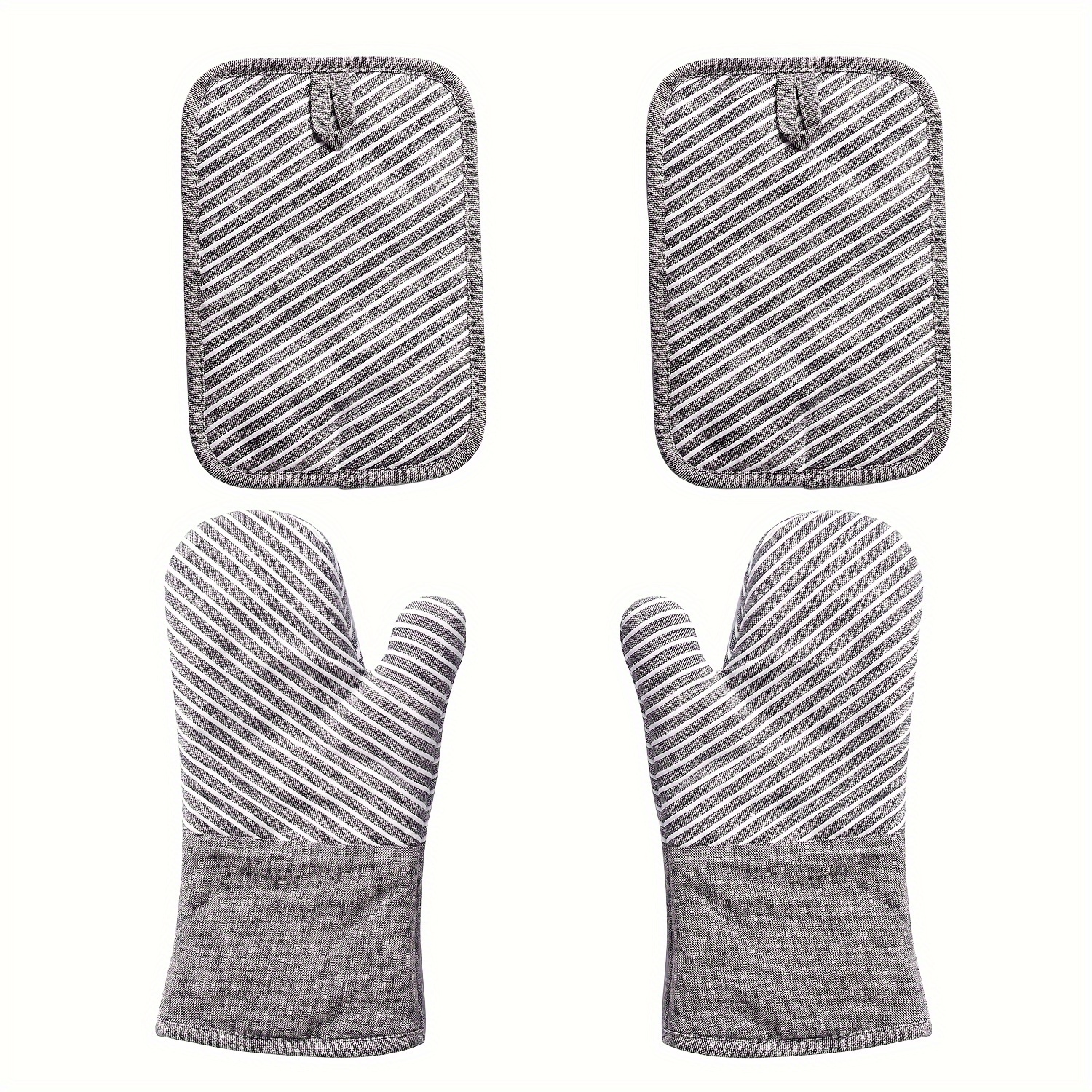 Oven Mitts Simple Style Heat Resistant Mitts Heat Insulation - Temu