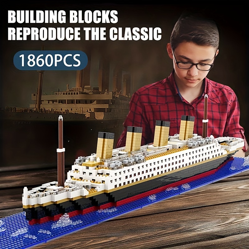 Modèle De Bateau À Assembler Titanic Pour Adultes Haute - Temu Belgium